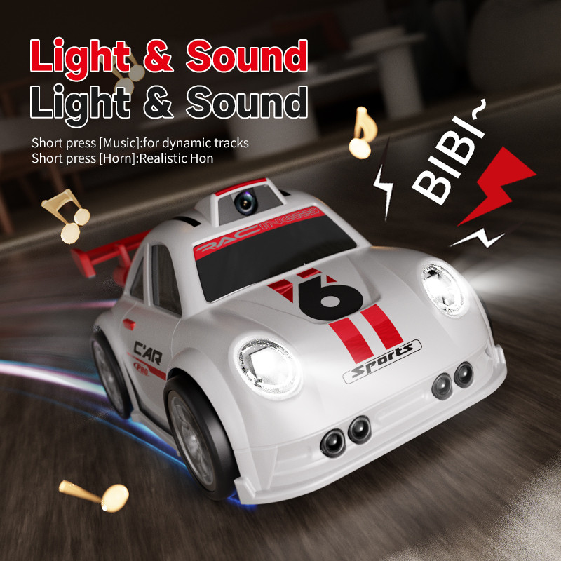 Mini RC Car with FPV Camera 2.4 inches Screen Remote Control Car 2.4G Rc Drift Car Racing