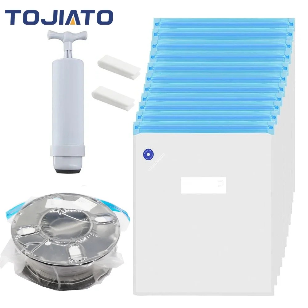 3D Printer Filament Storage Bag PLA ABS TPU Filament Vacuum Bag Filament Dryer Keep Dry Avoid