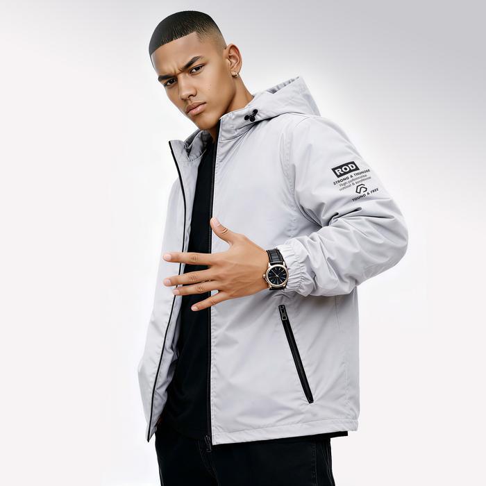 Cozmeed Sportwear - Jaket Kargo Ghoyour Unisex Premium Viral Bahan Taslan Waterproof 80% Anti Angin