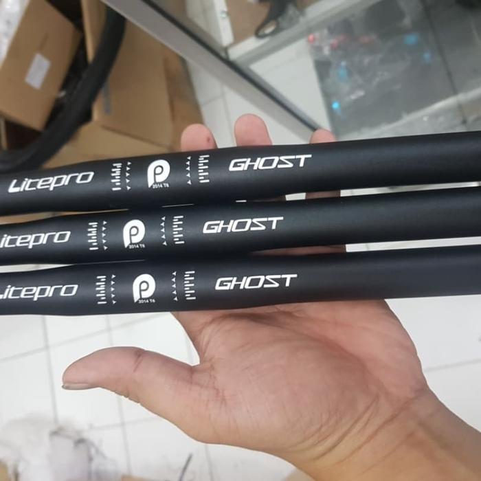 Wimcycle United - Handle Bar Stang Flat Bar Litepro Flat Lurus 25.4 Ghost Monster Spirit Alloy