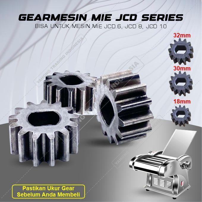 Gear Spare Part Mesin Mie JCD 6 JCD 8 JCD 10