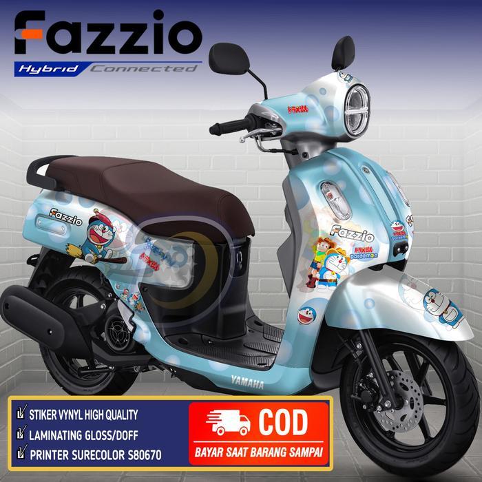 Stiker Motor Fazzio Striping Fazzio Decal Yamaha Fazzio Dora Kucing
