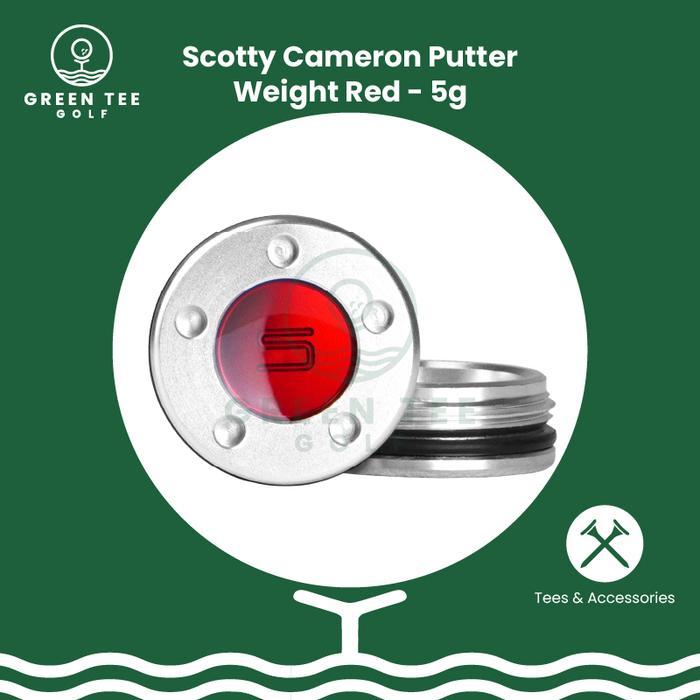 Golf Scotty Cameron Putter Weight RED 1 Pair Pemberat Putter Scotty Cameron