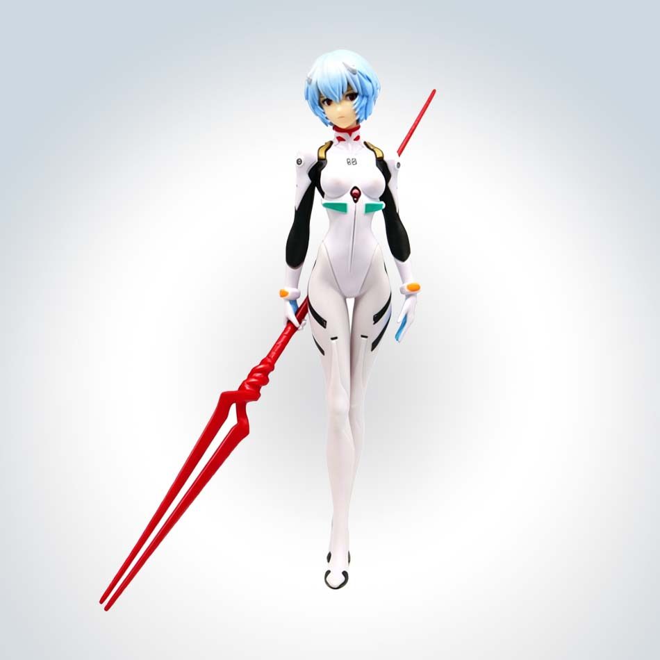 New Exquisite Ayanami Rei Action Figure Spear Of Longinus Neon Genesis Evangelion EVA Anime PVC