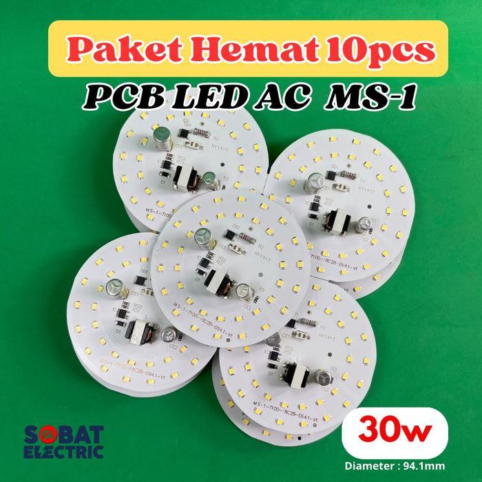 Paket Hemat 30 Watt Pcb Ac Mata Led - Pcb Mata Lampu Led Ac Tanpa Driver 30W