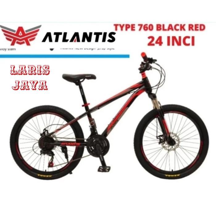 SEPEDA GUNUNG MTB 24 INCH ATLANTIS AT 760 TERBARU , SEPEDA GUNUNG 24 ATLANTIS , MTB 24 ATLANTIS AT