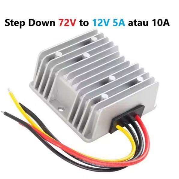 StepDown Step down 72V DC 60V 72 90V to 12Volt 12V 5A 10A 72Volt to 12Volt DC anti air
