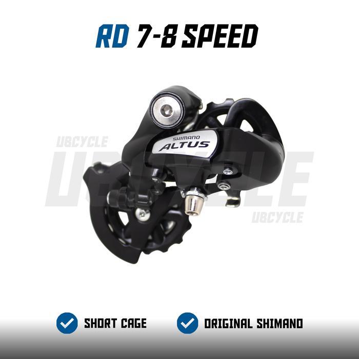 Shimano Rear Derailleur Rd 7 - 8 Speed Shimano Altus M310 Series Short Cage - Rd Sepeda 7/8 Speed
