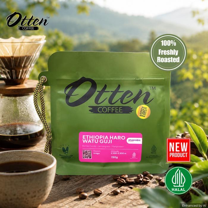 Biji / Bubuk Kopi Arabica Ethiopia Haro Watu Uraga Guji Yeast Innoculated Anaerobic Natural 150gr