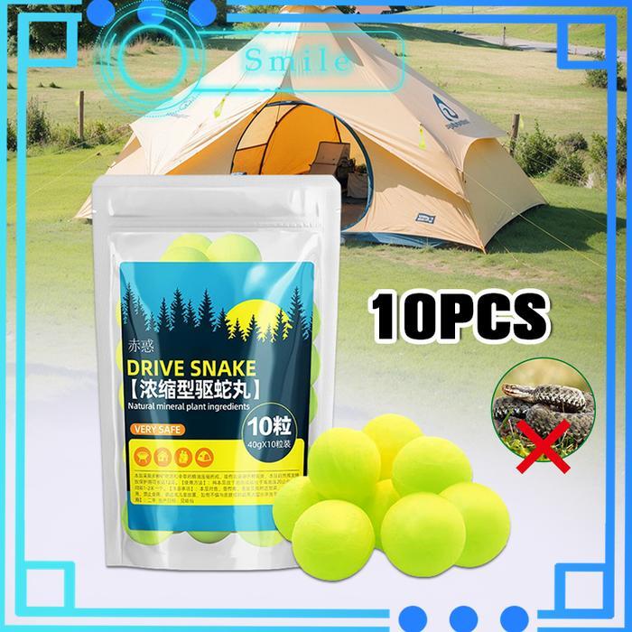 AMPUH 10PCS Pengusir Ular Outdoor Obat Pengusir Ular Tahan Air