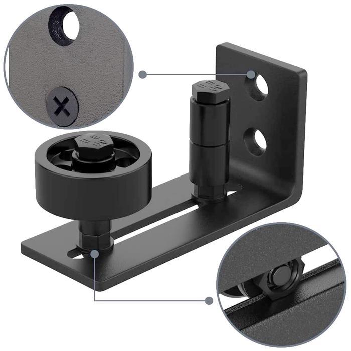 Harga Spesial- Hitam/Door Adjustable Sliding/Sliding Barn Door #Gratisongkir