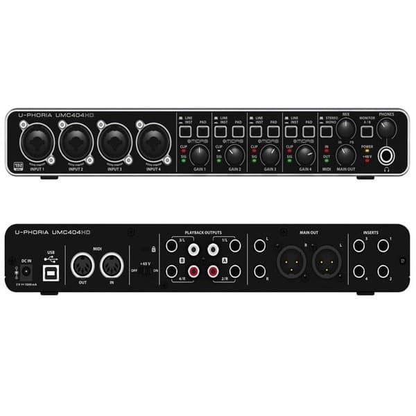 Behringer Umc404Hd / Umc-404Hd / Umc 404 Hd Soundcard Original
