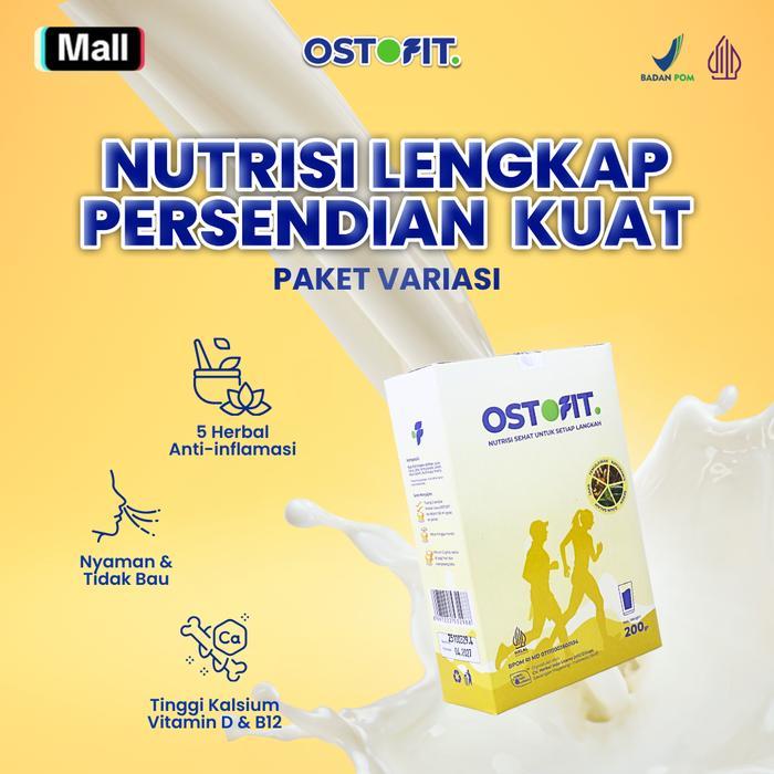 Susu Ostofit Original - Susu Kesehatan Untuk Tulang & Sendi - Tinggi Kalsium Ekstrak Herbal - 200Gr