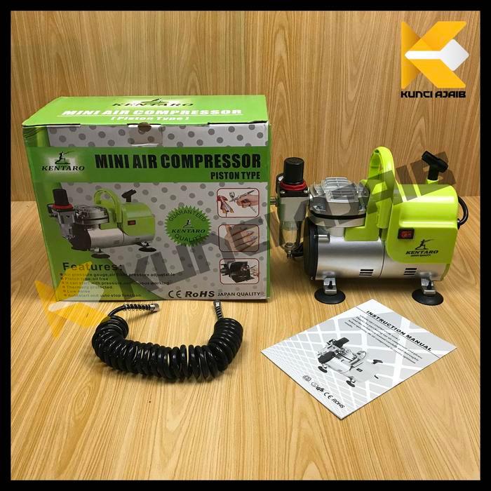 Kentaro Mini Compressor Piston Type - Kompresor Kecil Air Brush Cat