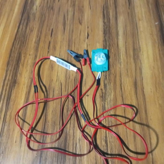 TERUJI lampu LED kolong motor 12 volt DC ,dengan kabel tingal pasang