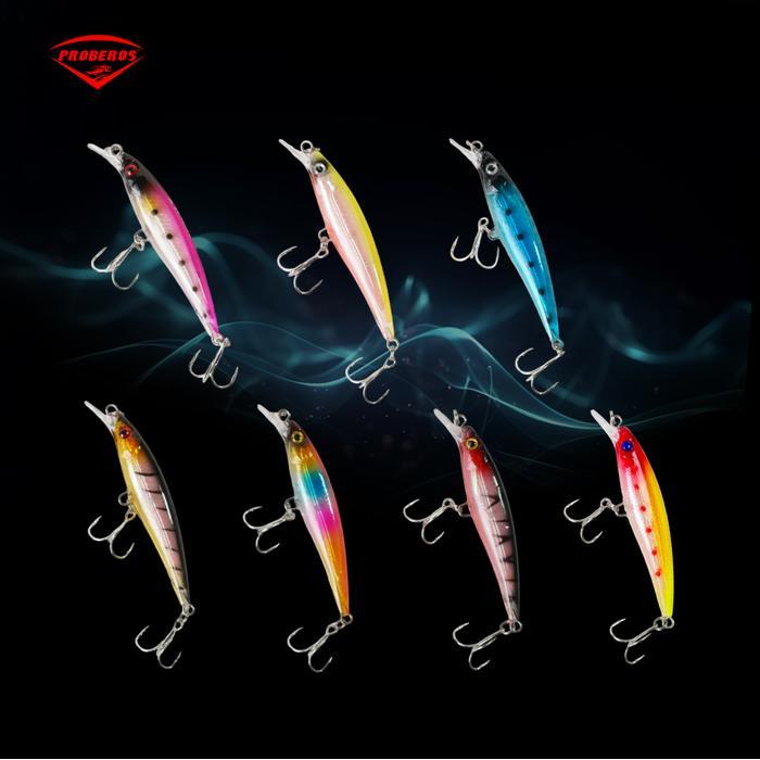 Dawai Pancing - Lure Minnow Sinking 7.3G / 8.2Cm Material Laser Skin Inner Part Hook 6# Bkb 4X