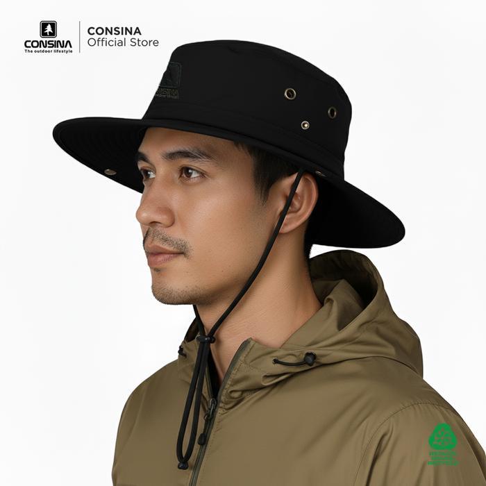Consina SafariSunHat Topi Outdoor Quickdy Mancing Gunung Hiking Travelling
