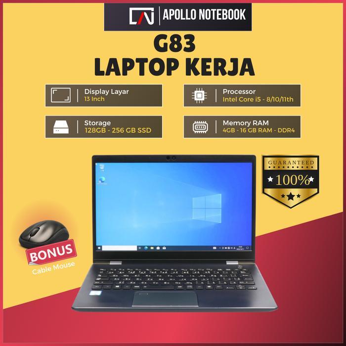 Laptop G83 Core i5 Gen 8 / 10 / 11 | RAM 16GB | SSD 512GB -   Murah Bergaransi - G83 i5 - Gen 8, 8GB
