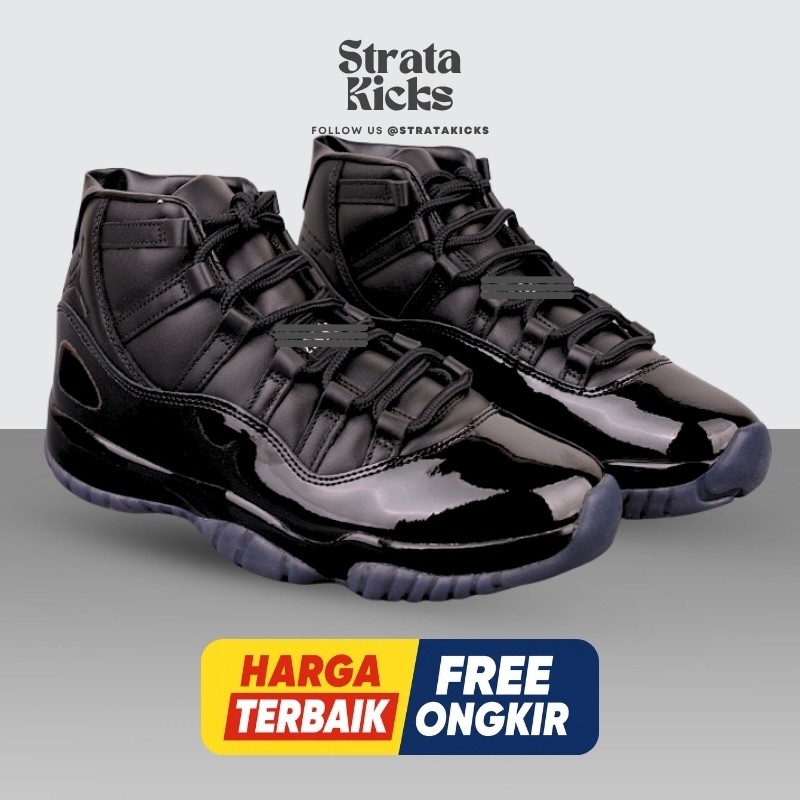 CDG Homme Plus x Jordan 11 Triple Black IV7639-001 Sneaker (Size 40-48)