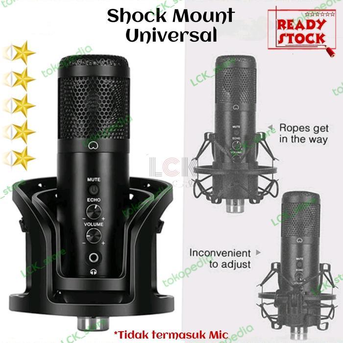 Kualitas Terbaik Shockmount Stand Mic Kondensor Universal Import - Stand Mikrofon Meja