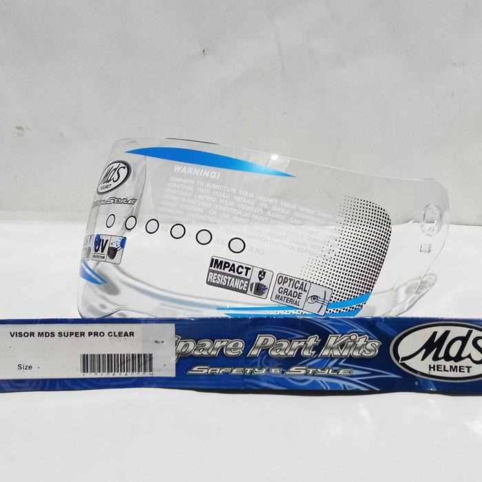 Visor mds Supermoto (super pro) / kaca helm MDS Supermoto