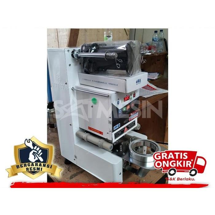 Breadshiiip- Att-95S Autata Mesin Penyegel Gelas Plastik Otomatis / Cup Sealer Automatic