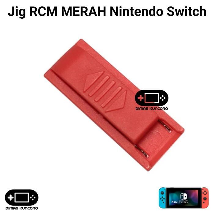 Terlaris Jig RCM MERAH Nintendo Switch custom firmware tool loader nintendo switch SALE