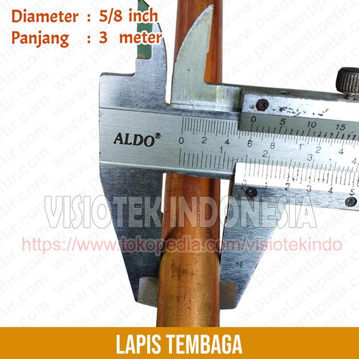 Copper Bonded Rod / Stik Rod Lapis Tembaga / Grounding Rod