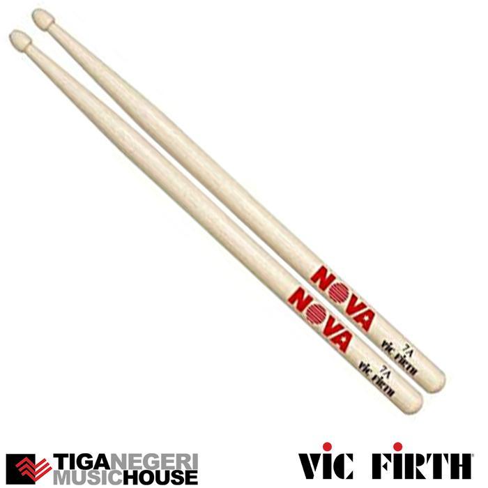 Diskon Vic Firth Nova N7A Wood Drum Stick - Stik Drum Original