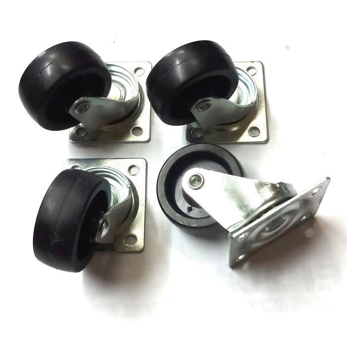 Ready roda nilon 1 1/2 inch hidup