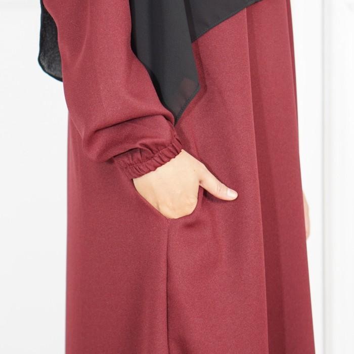 (Good) aliva dress gamis wanita hijab azzahra warna Sage green