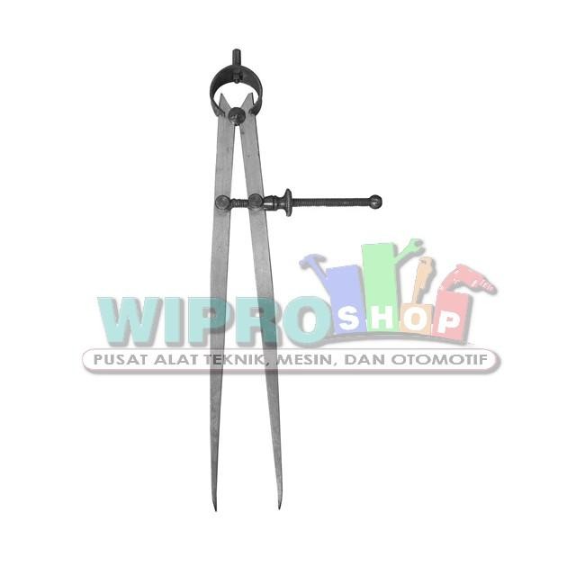 Jangka Bubut Lurus / Spring Caliper Divider WIPRO 6"