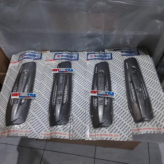Tameng Knalpot Suzuki Skywave Hayate Sga Karbon Original