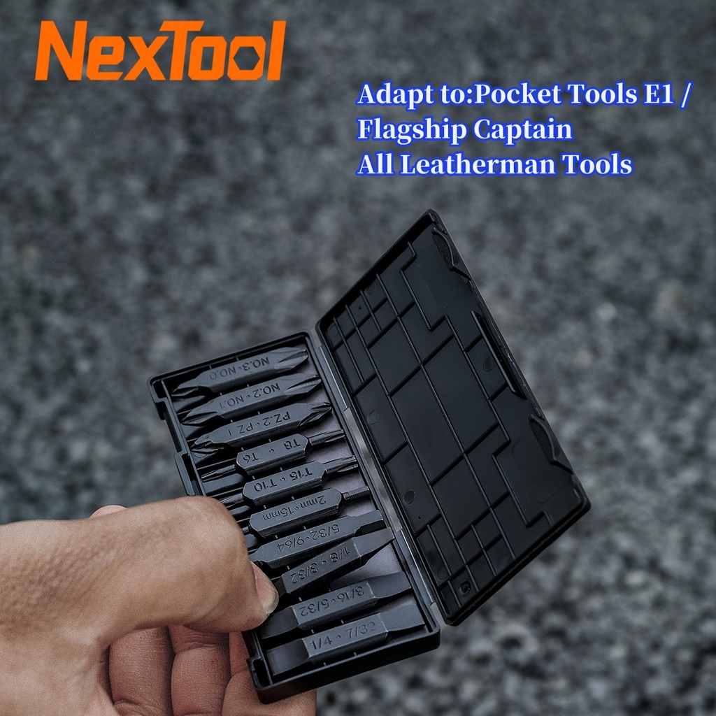 BEST PRICE NexTool 20 Types of Hex Bit Accessory Kit Screwdriver Set for NexTool Pocket Tools E1 Fla