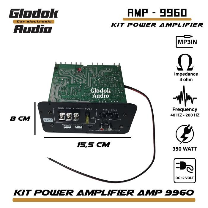 Kit Power Amplifier Bastub Aktif 350 Watts