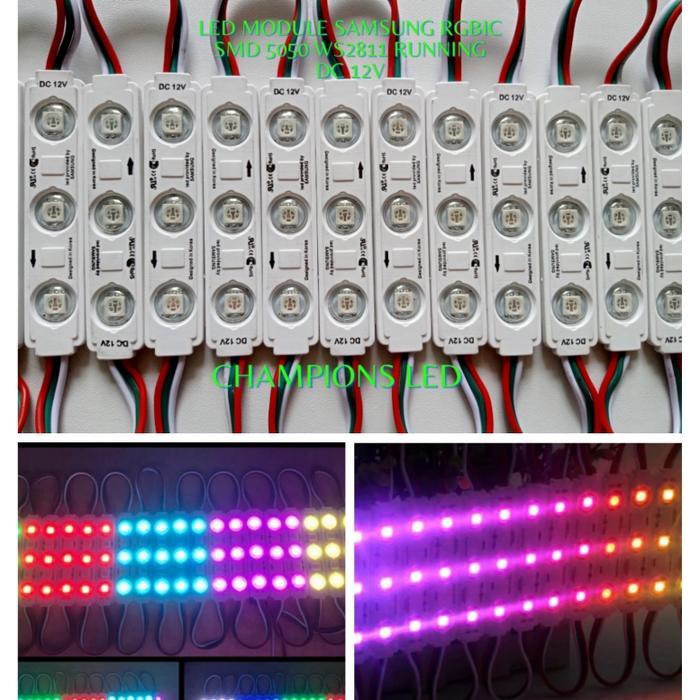 Led Module Samsung Smd 5050 Rgbic Ws2811 Dc 12V Ip68