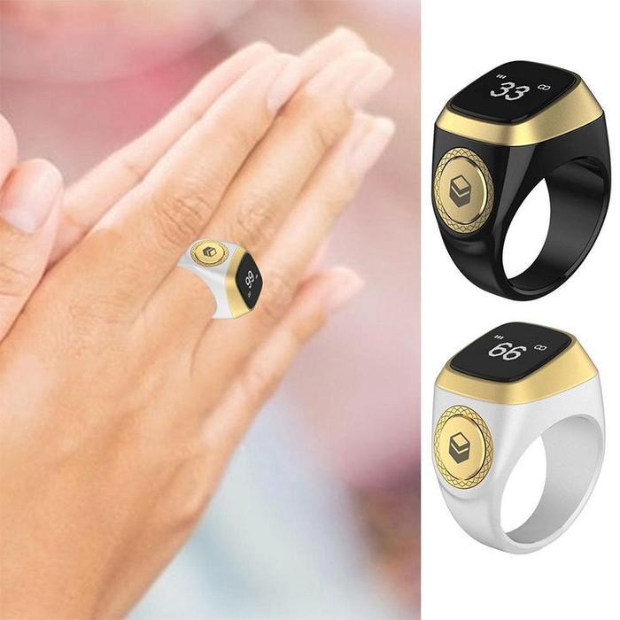 TASBIH DIGITAL RING IQIBLA ZIKR RING TASBIH SMART RING CINCIN TASBIH DIGITAL IQIBLA BLUETOOTH RING