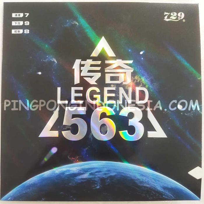 STOK TERBATAS  729 LEGEND 563 - KARET BET PINGPONG MEDIUM PIPS-OUT BINTIK SEDANG RITC TERJANGKAU