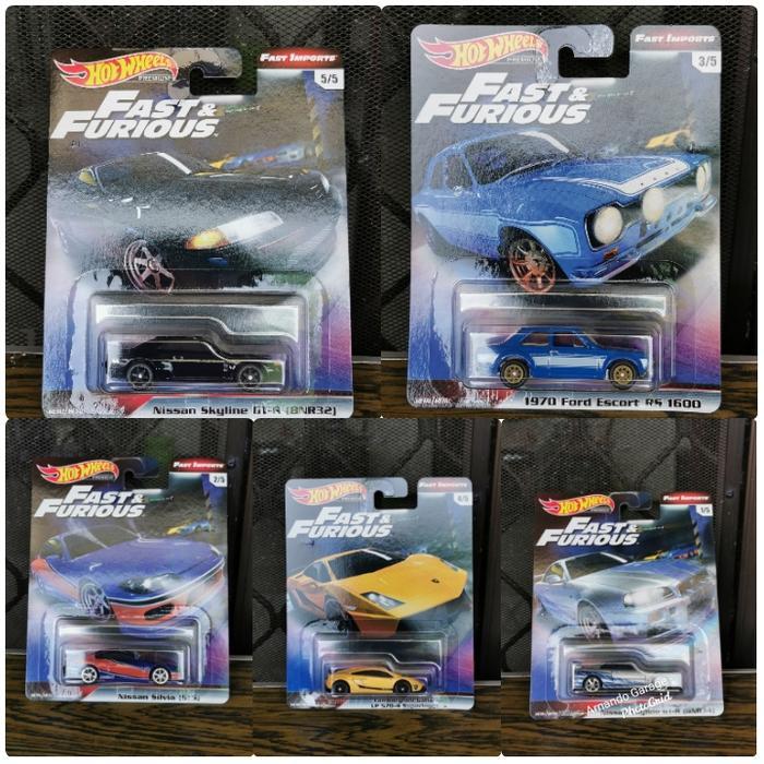 Hot Wheels Fast Imports Skyline R34 Fast Furious Premium FNF hotwheels