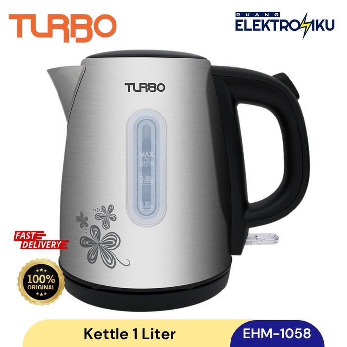 Turbo Kettle Stainless 1 Liter EHL1058 Teko Listrik EHL 1058 EHL-1058 Kode 75