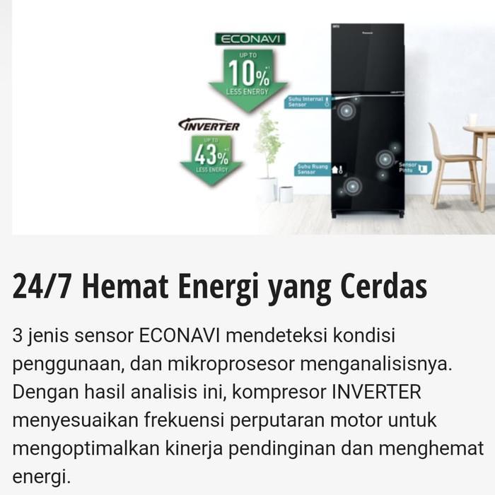 Kulkas Panasonic 2 Pintu Nr-Bb331Q-Pk Prime Fresh Inverter 331 324 L