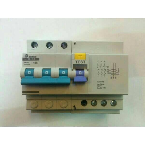 Shihlin Rcbo/Elcb 3Phase 40,50,63A/Elcb+Mcb 6Ka 30Ma Shihlin