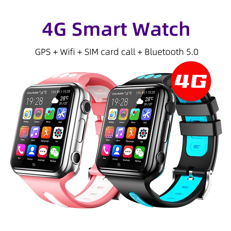 Android 9.0 4G Smart Watch W5 Kids GPS Positioning Watch Dual Camera