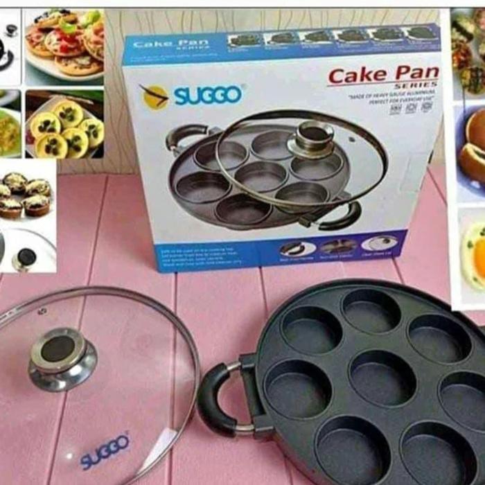 CETAKAN KUE 8 LUBANG DATAR SUGGO / CETAKAN CAKE PAN 8 DATAR
