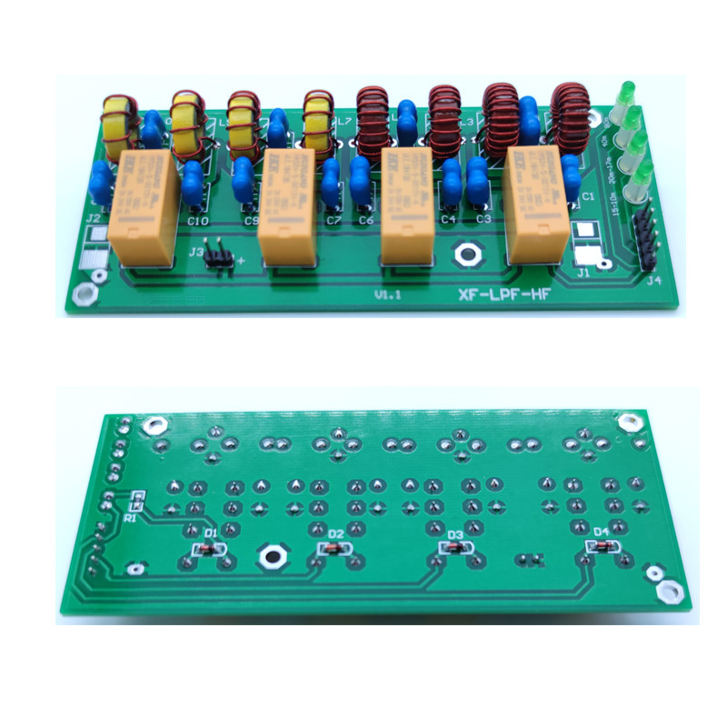 XF-LPF-HF 12v 100W HF low pass LPF unit 3.5Mhz-30Mhz DIY kits/