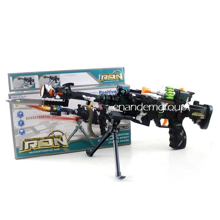 Mainan Anak Pistol Pistolan Bersuara Lampu