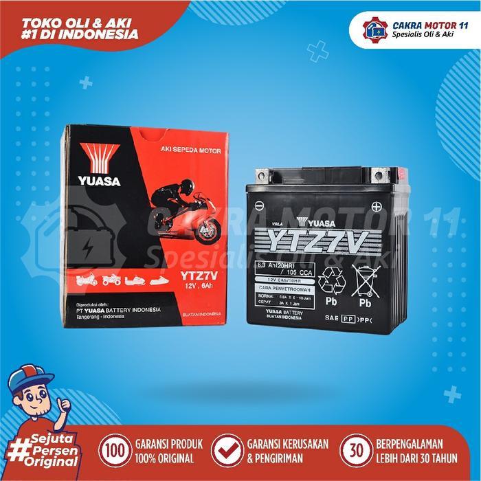 Ready AKI YAMAHA N MAX SERIES YUASA MOTOR YTZ 7 V LOKAL
