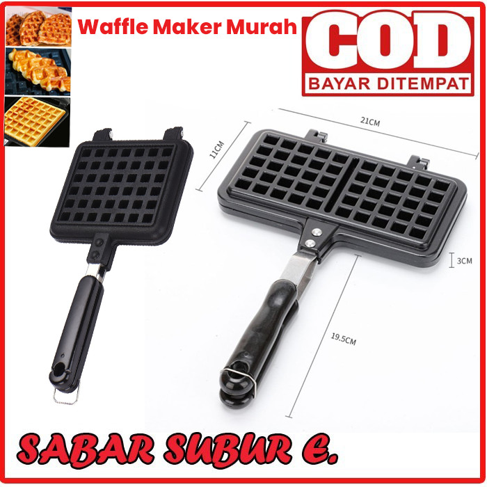 Waffle Maker Murah/Croffle Maker/Cetakan Waffle Manual/Cetakan Waffle Tanpa Listrik/Cetakan Waffle D