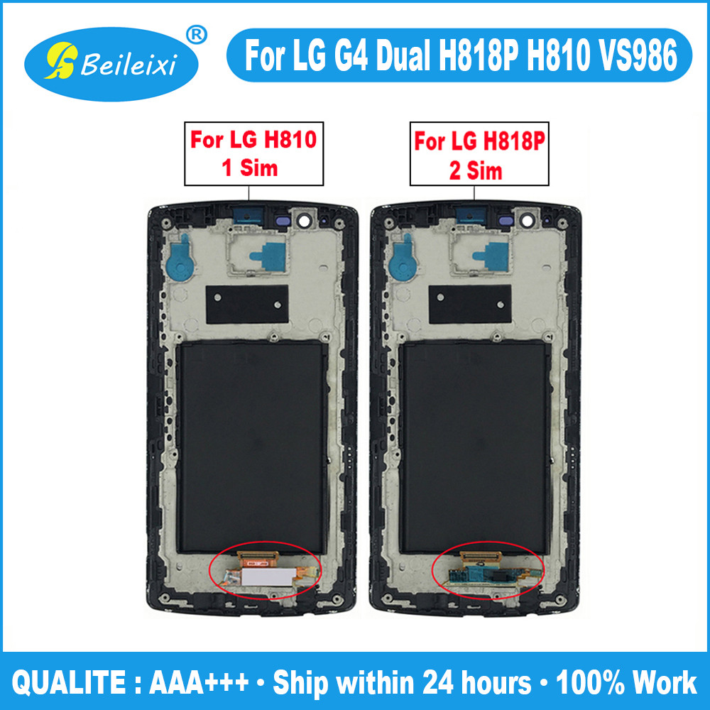 For LG G4 H810 H815T LS991 VS986 VS999 DS1402 LCD Display Touch Screen Digitizer Assembly For LG G4 