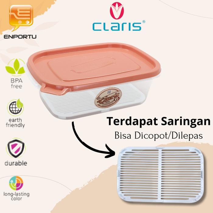 Cooksy- Claris Kotak Makan Bpa Free 6 Pcs 770Ml Tempat Box Bekal Foodsaver - 2737 Re